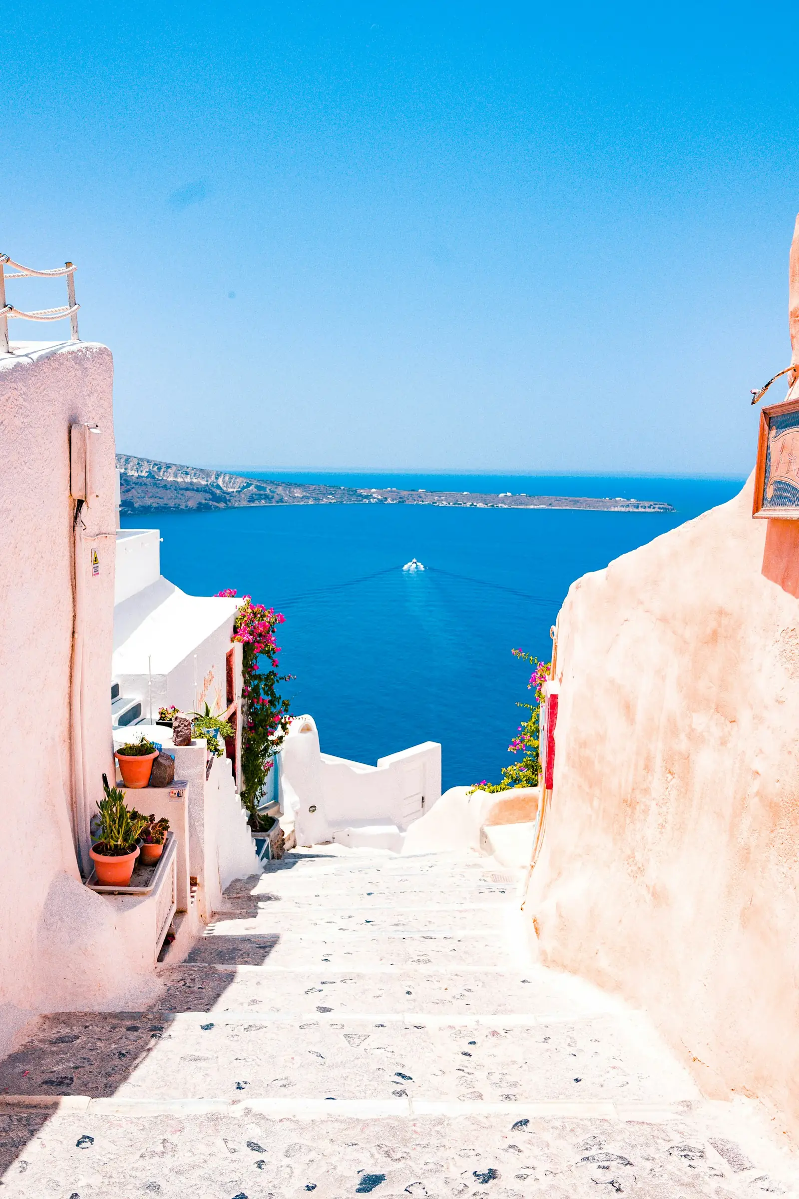 Sunset in the Greek Aegean Islands